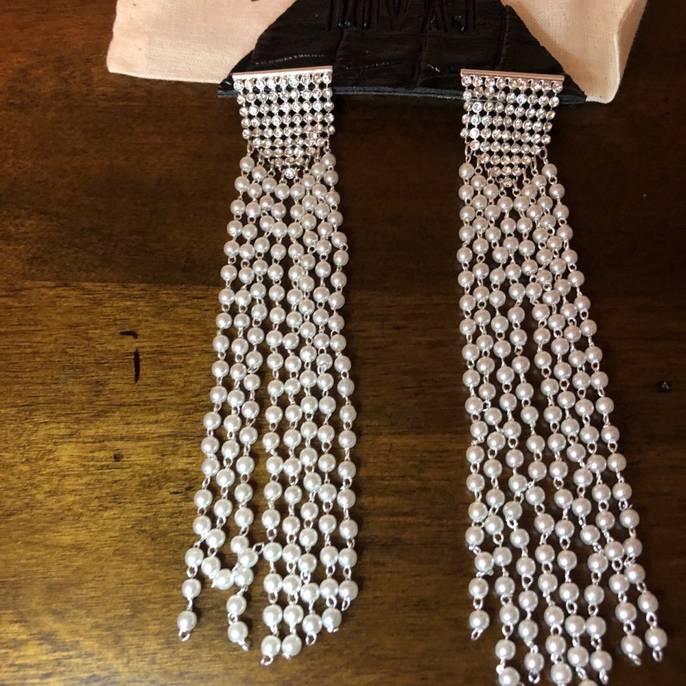 NWT Free People Chainmaille Earrings in Silver